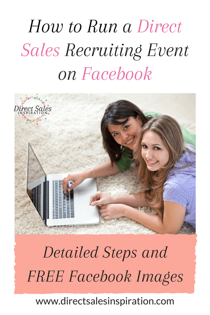 Run recruiting events on Facebook together with your team. #DirectSales #PartyPlan