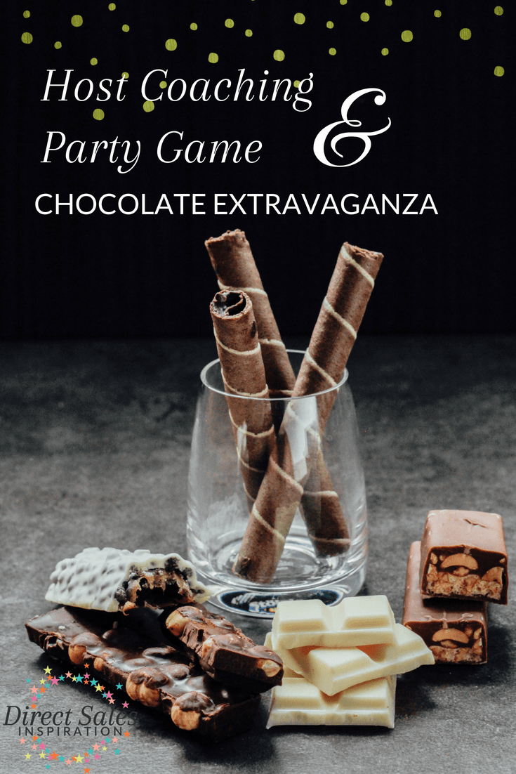 Add chocolate to your direct sales parties with this game and host coaching trick.