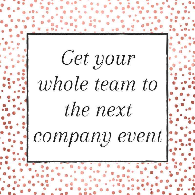 Get your whole direct selling team to the next company event!