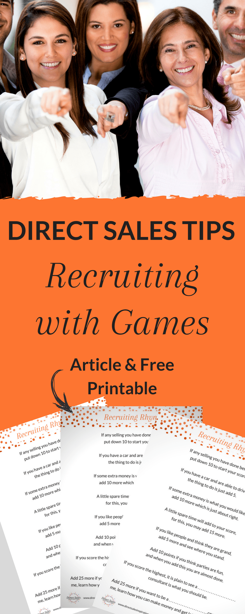 #Recruiting games are an excellent way for new #PartyPlan consultants to bring up the career opportunity. I've got 2 games to share and a free #printable.