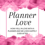 Title: Planner Love