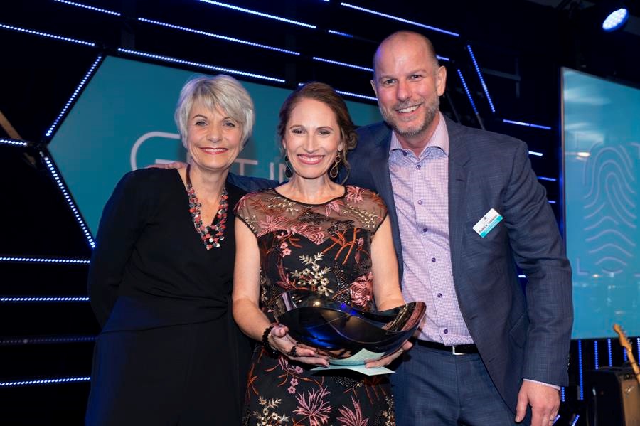 Christine Tylee winning DSA Distributor of the Year in 2019